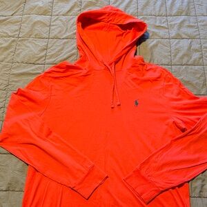 Polo by Ralph Lauren Men's Vibrant Orange Hoodie